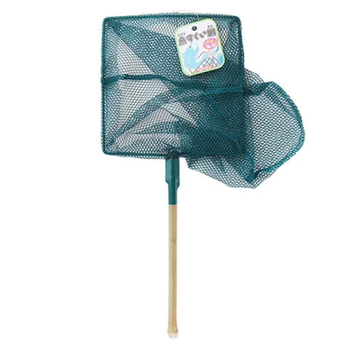 魚すくい網 竹柄角型 037632