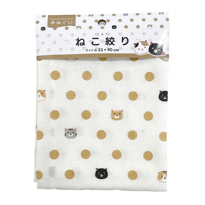 手ぬぐい ねこ絞り 314441