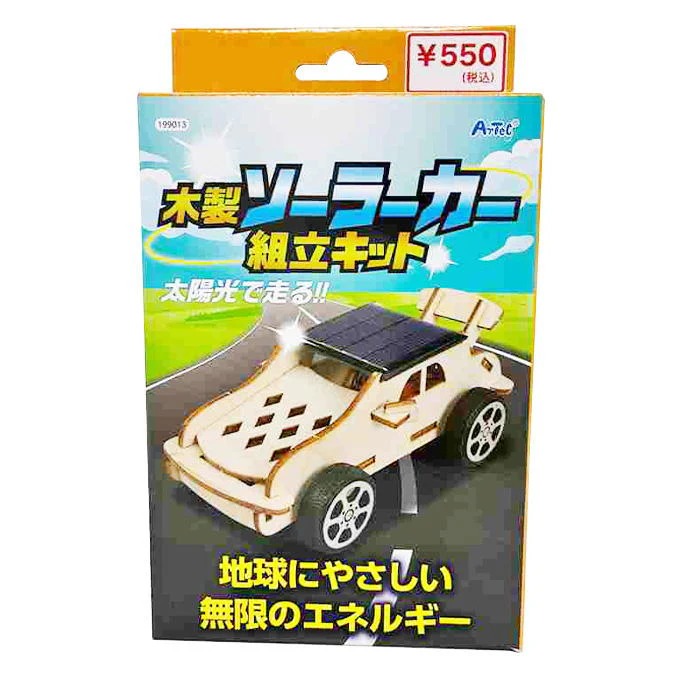 木製ソーラーカー組立キット 372798