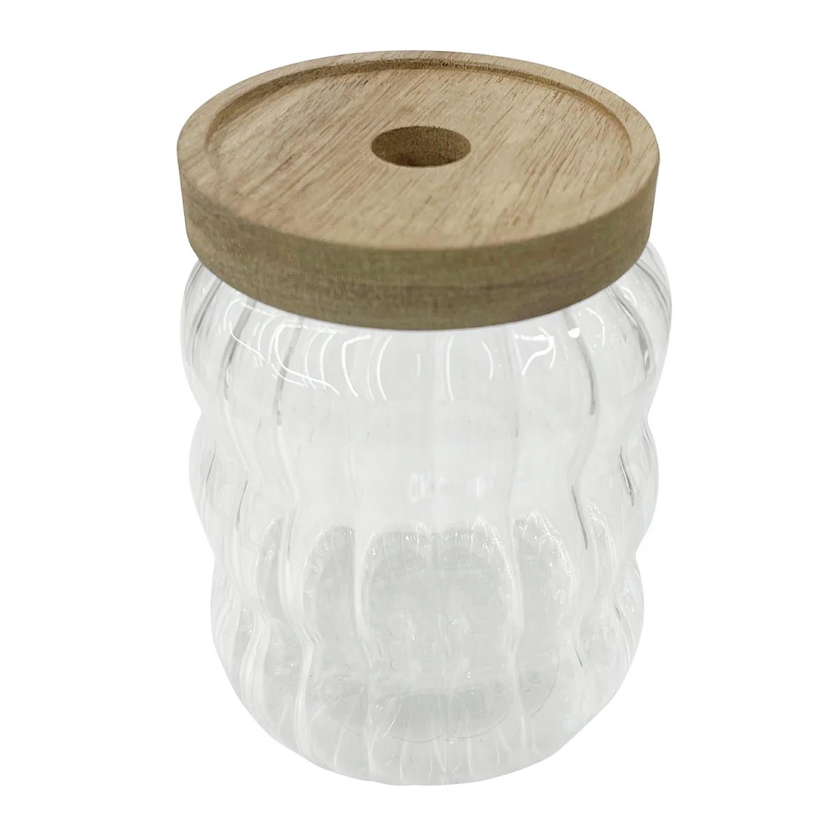 Tokinone PB.木ふたガラスキャニスターM 049552