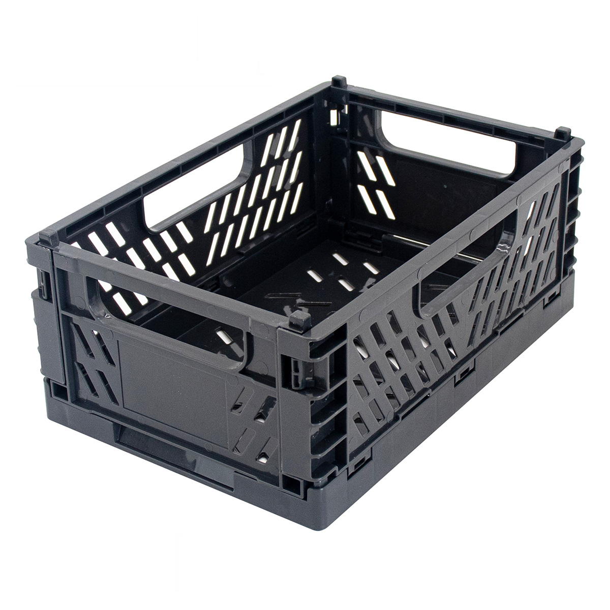 折りたたみコンテナM90 ダークグレー 311927