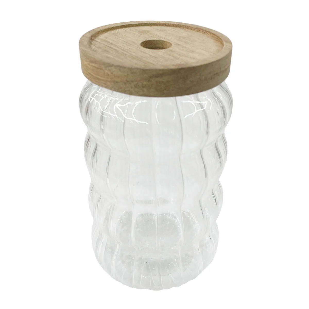 Tokinone PB.木ふたガラスキャニスターL 049553